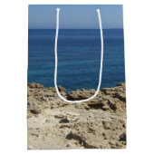 Landschaft der griechischen Inseln im Mittelmeer Mittlere Geschenktüte (Rückseite)