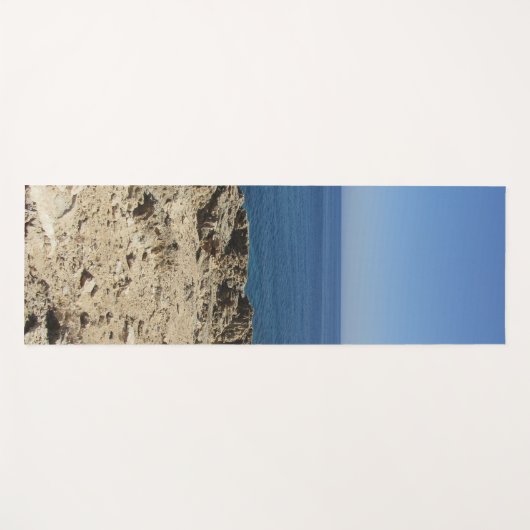 Landschaft der griechischen Inseln im Mittelmeer Yogamatte (Vorderseite (Horizontal))