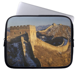 Landschaft der Großen Mauer bei Sonnenuntergang, C Laptopschutzhülle
