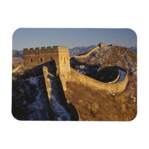 Landschaft der Großen Mauer bei Sonnenuntergang, C Magnet