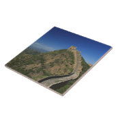 Landschaft der Großen Mauer, China Fliese (Seite)