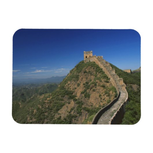 Landschaft der Großen Mauer, China Magnet (Horizontal)