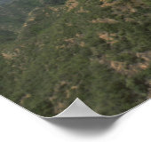 Landschaft der Großen Mauer, China Poster (Ecke)