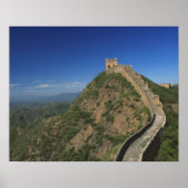 Landschaft der Großen Mauer, China Poster (Vorne)