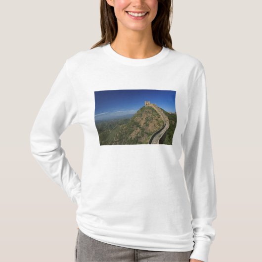 Landschaft der Großen Mauer, China T-Shirt (Vorderseite)