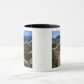 Landschaft der Großen Mauer, Jinshanling, China Tasse (Zentrum)