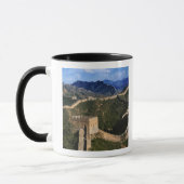 Landschaft der Großen Mauer, Jinshanling, China Tasse (Links)