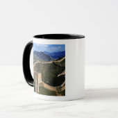 Landschaft der Großen Mauer, Jinshanling, China Tasse (Vorderseite Links)