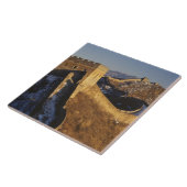 Landschaft der Großen Mauer unter Sonnenuntergang, Fliese (Seite)