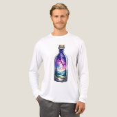 Landschaft der kosmischen Berge Tri-Blend Shirt (Vorderseite komplett)