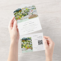 Landschaft der Kreuzfahrtschiffe - QR-Code