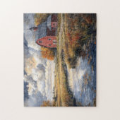 Landschaft der ländlichen Gegend Puzzle (Vertikal)