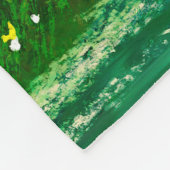 Landschaft der Ölgemälde, Frühling, Baum in den Wä Fleecedecke (Ecke)
