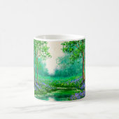 Landschaft der Ölgemälde, Frühling, Baum in den Wä Kaffeetasse (Mittel)