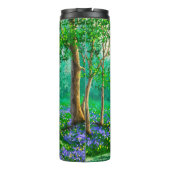 Landschaft der Ölgemälde, Frühling, Baum in den Wä Thermosbecher (Rückseite)