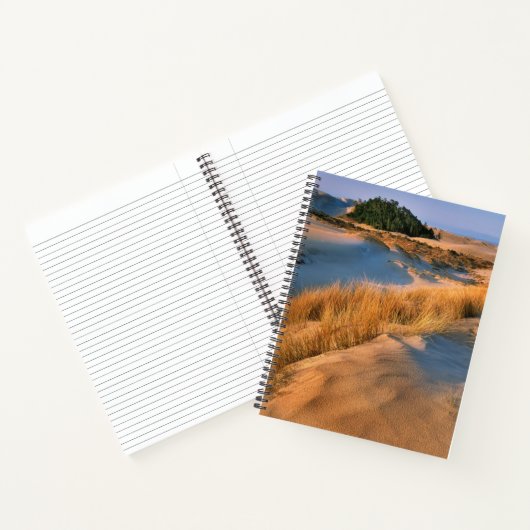 Landschaft der Oregon-Sanddünen Notizblock (Innenseite)