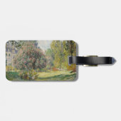 Landschaft: Der Parc Monceau - Claude Monet Gepäckanhänger (Rückseite horizontal)