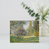 Landschaft - Der Parc Monceau - Claude Monet Postkarte (Stehend Vorderseite)