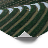 Landschaft der Reiterrassen im Berg, 2 Poster (Ecke)