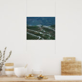 Landschaft der Reiterrassen im Berg, 2 Poster (Küche)