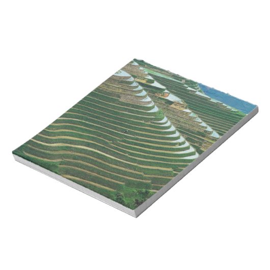 Landschaft der Reiterrassen im Berg, 3 Notizblock (Rotiert)