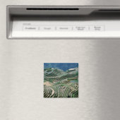 Landschaft der Reiterrassen im Berg, Magnet (In Situ (Geschirrspüler))