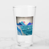 Landschaft der Sailboat Cove Glas (Vorderseite)