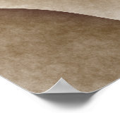 Landschaft der Schichten Poster (Ecke)