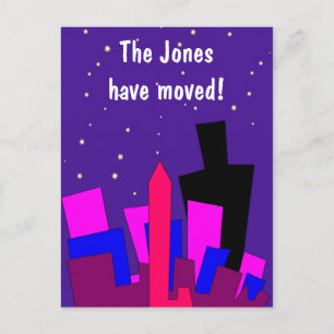 Landschaft der Stadt Änderung der Postkarte