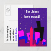 Landschaft der Stadt Änderung der Postkarte (Vorne/Hinten)