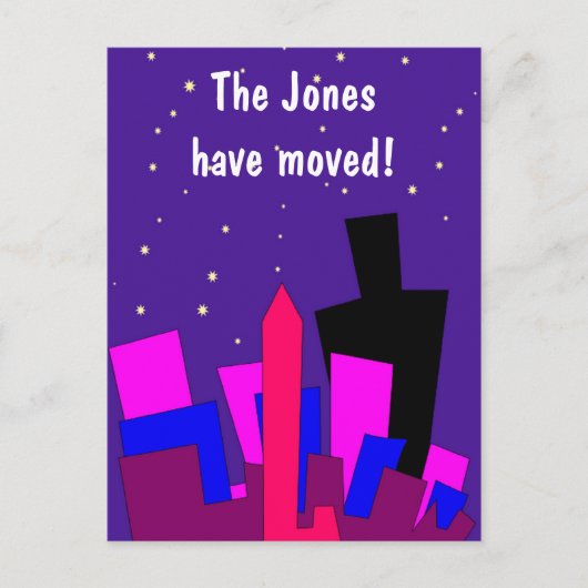 Landschaft der Stadt Änderung der Postkarte (Vorderseite)