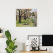 Landschaft der Südmatisse Poster (Heimbüro)