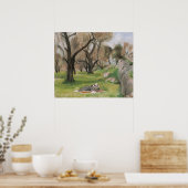 Landschaft der Südmatisse Poster (Küche)
