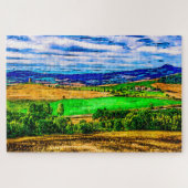 Landschaft der Toskana. Italien. Puzzle (Horizontal)