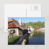 Landschaft der Tschechischen Republik Postkarte (Vorne/Hinten)