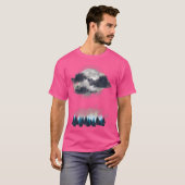 Landschaft der Vollmond-Nacht T-Shirt (Vorne ganz)