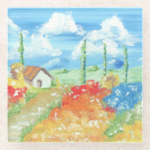Landschaft der Weite der Toskana