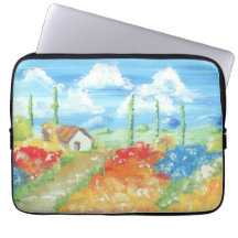 Landschaft der Weite der Toskana