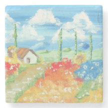 Landschaft der Weite der Toskana