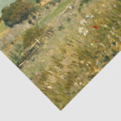 Landschaft der Wiesen (von Alfred Sisley) Seidenpapier (Detail)