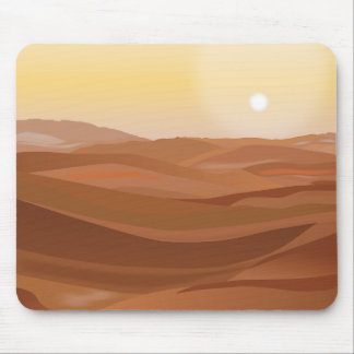 Landschaft der Wüste Maus Pad / Schreibtischmatte Mousepad