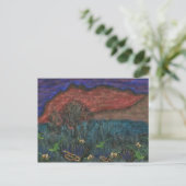 Landschaft der Wüstentiere Postkarte (Stehend Vorderseite)