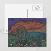 Landschaft der Wüstentiere Postkarte (Vorne/Hinten)