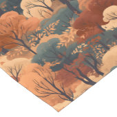 Landschaft des bebauten Herbstwaldes - Rustikales Kurzer Tischläufer (Ecke)