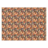 Landschaft des bebauten Herbstwaldes - Rustikales  Tischdecke (Vorderseite (Horizontal))