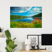 Landschaft des Costello Sees Poster (Heimbüro)