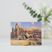 Landschaft des ersten Mondquartiers von Paul Nash Postkarte (Stehend Vorderseite)