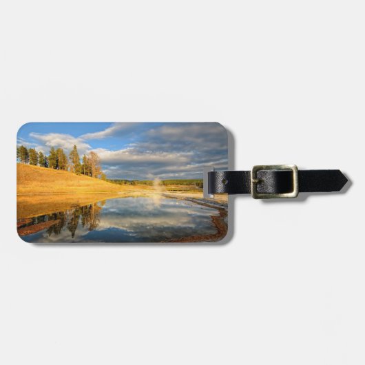 Landschaft des Gelbsteins Gepäckanhänger (Vorderseite horizontal)