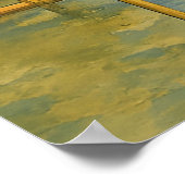 Landschaft des Großen Kanals in Venedig Poster (Ecke)