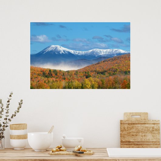 Landschaft des Katahdin-Fotos Poster (Küche)